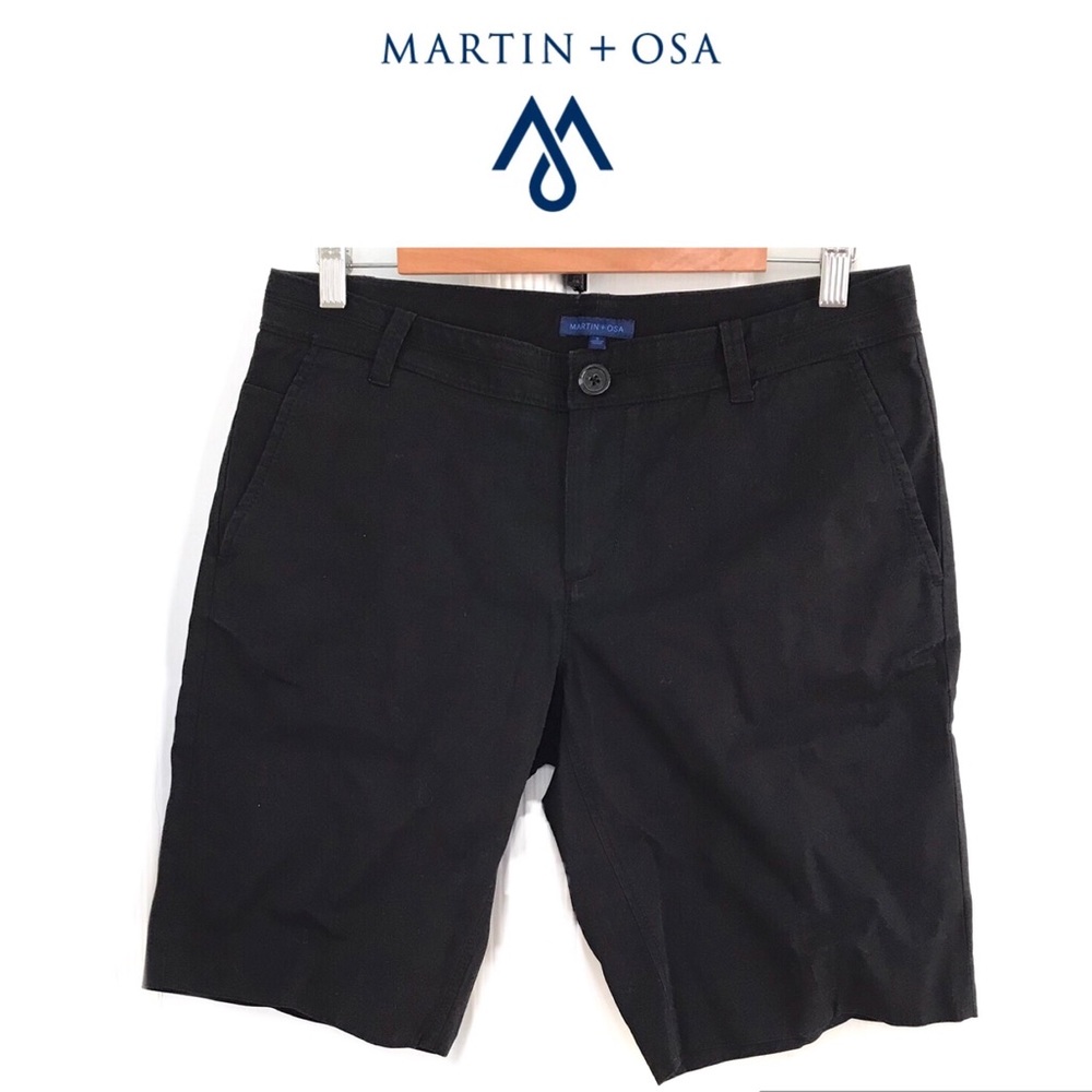 Martin + Osa black Bermuda shorts, size 8